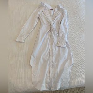 STAUD Clea Dress - White, NWT